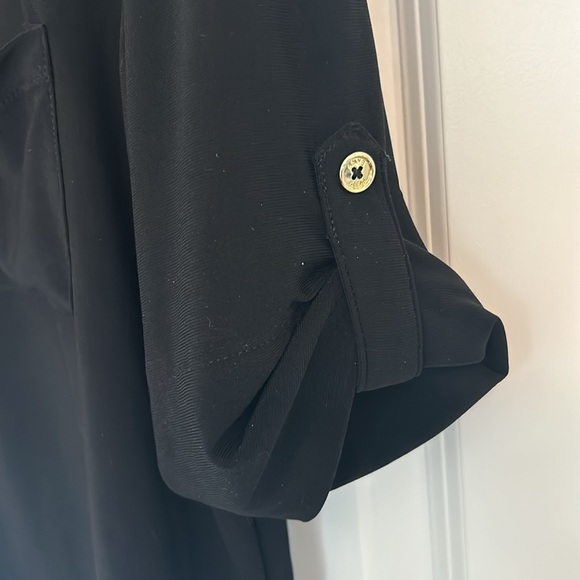 Anne Klein black 3/4 sleeve blouse, size L - Picture 4 of 6